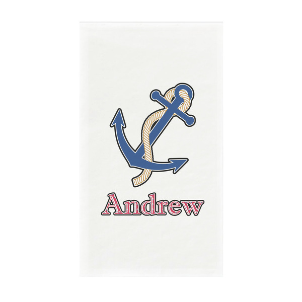 Custom Sail Boats & Stripes Guest Towels - Full Color - Standard (Personalized)