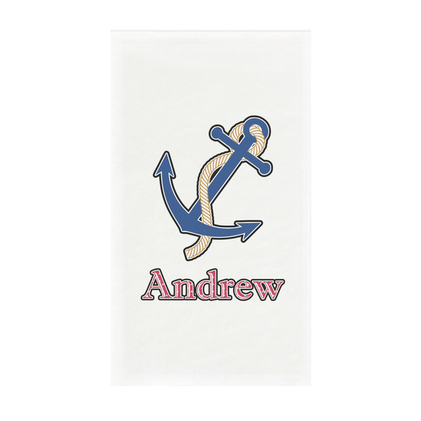 Custom Sail Boats & Stripes Guest Paper Towels - Full Color - Standard (Personalized)