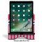 Sail Boats & Stripes Stylized Tablet Stand - Front with ipad