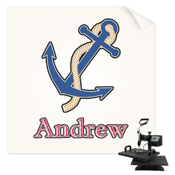Sail Boats & Stripes Sublimation Transfer (Personalized)
