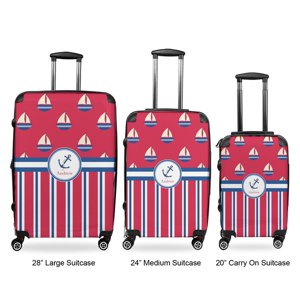 Sail Boats & Stripes Suitcase Set 1 - APPROVAL