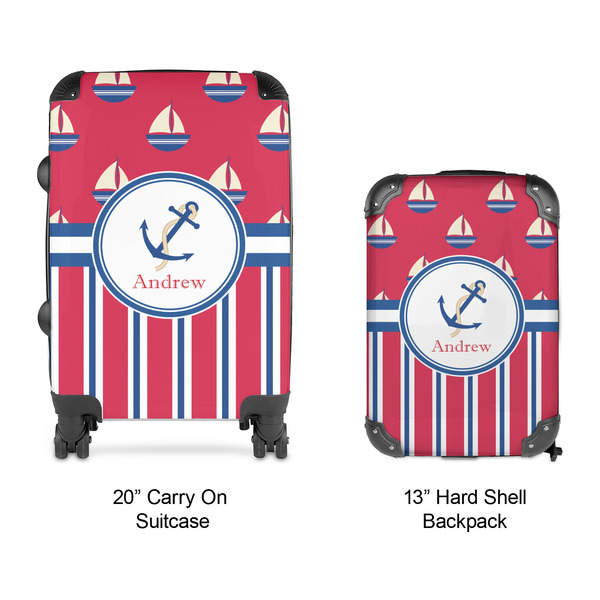 Sail Boats & Stripes Suitcase Set 4 - APPROVAL