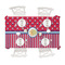 Sail Boats & Stripes Tablecloths (58"x102") - TOP VIEW