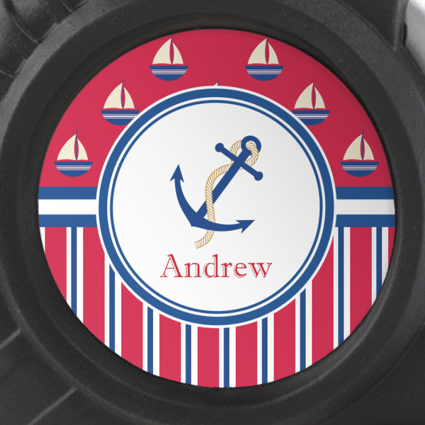 Sail Boats & Stripes Tape Measure - 25ft - detail