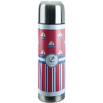 Sail Boats & Stripes Stainless Steel Thermos (Personalized)
