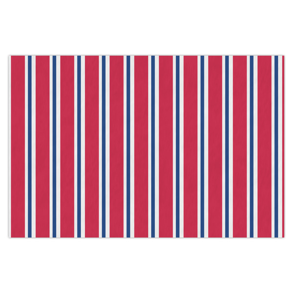 Custom Sail Boats & Stripes Tissue Paper Sheets - X-Large - Heavyweight