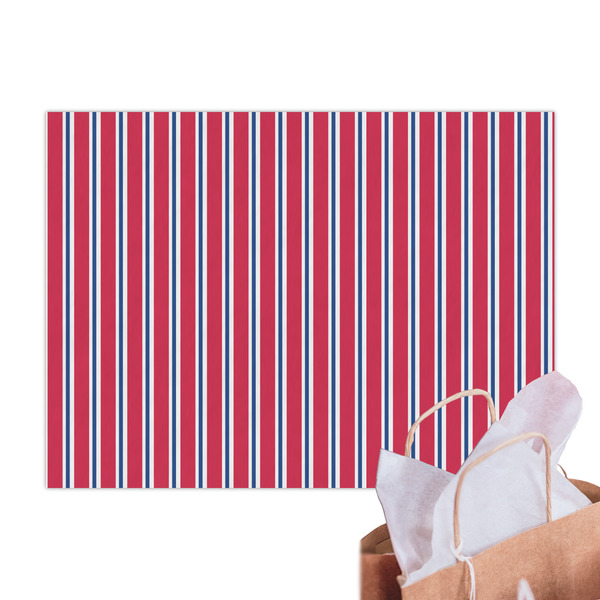 Sail Boats & Stripes Tissue Paper Sheets - Main