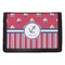 Sail Boats & Stripes Trifold Wallet (Personalized)