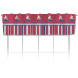 Sail Boats & Stripes Valance