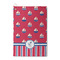Sail Boats & Stripes Waffle Weave Golf Towel - Front/Main