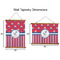 Sail Boats & Stripes Wall Hanging Tapestries - Parent/Sizing
