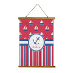 Sail Boats & Stripes Wall Hanging Tapestry (Personalized)