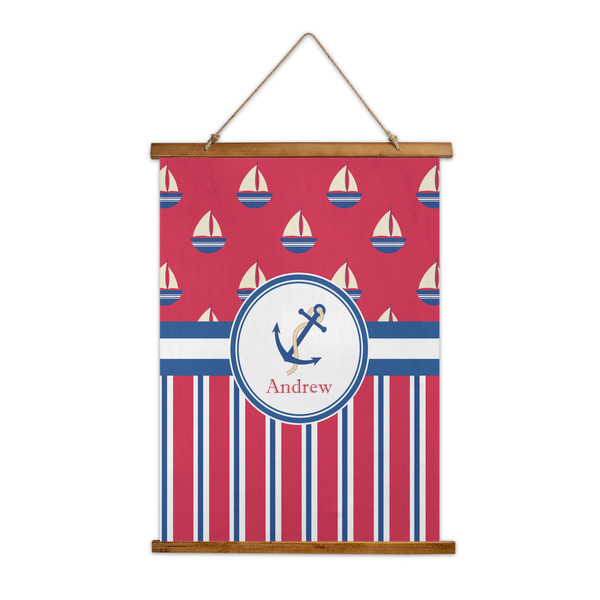 Custom Sail Boats & Stripes Wall Hanging Tapestry (Personalized)