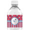 Sail Boats & Stripes Water Bottle Label - Single Front