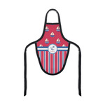 Sail Boats & Stripes Bottle Apron (Personalized)