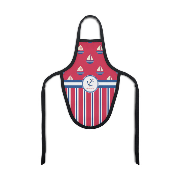 Custom Sail Boats & Stripes Bottle Apron (Personalized)