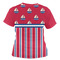 Sail Boats & Stripes Women's T-shirt Back