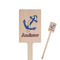 Sail Boats & Stripes 6.25" Rectangle Wooden Stir Sticks - Single Sided (Personalized)