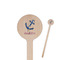Sail Boats & Stripes 7.5" Round Wooden Stir Sticks - Single Sided (Personalized)