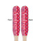 Sail Boats & Stripes Wooden Food Pick - Paddle - Double Sided - Front & Back