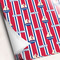 Sail Boats & Stripes Wrapping Paper - 5 Sheets