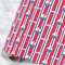 Sail Boats & Stripes Wrapping Paper Roll - Large - Main