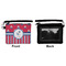 Sail Boats & Stripes Wristlet ID Cases - Front & Back