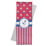 Sail Boats & Stripes Yoga Mat Towel (Personalized)