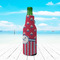 Sail Boats & Stripes Zipper Bottle Cooler - LIFESTYLE
