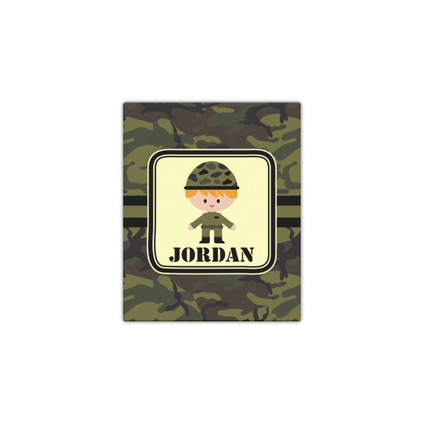 Green Camo 11x14 - Canvas Print - Front View