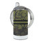 Green Camo 12 oz Stainless Steel Sippy Cups - FULL (back angle)