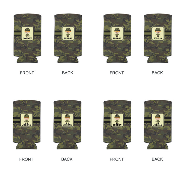Green Camo 12oz Tall Can Sleeve - Set of 4 - APPROVAL