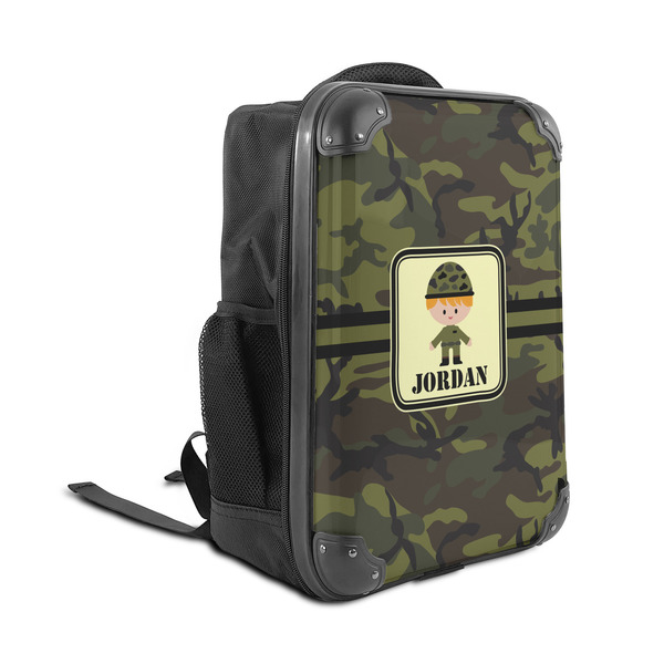 Green Camo 15" Backpack - ANGLE VIEW