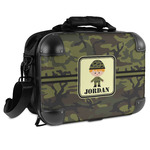 Green Camo Hard Shell Briefcase (Personalized)