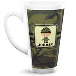 Green Camo Latte Mug (Personalized)
