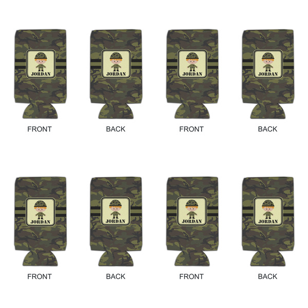 Green Camo 16oz Can Sleeve - Set of 4 - APPROVAL