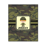 Green Camo Wood Print - 16x20 (Personalized)