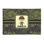 Green Camo Patio Rug (Personalized)