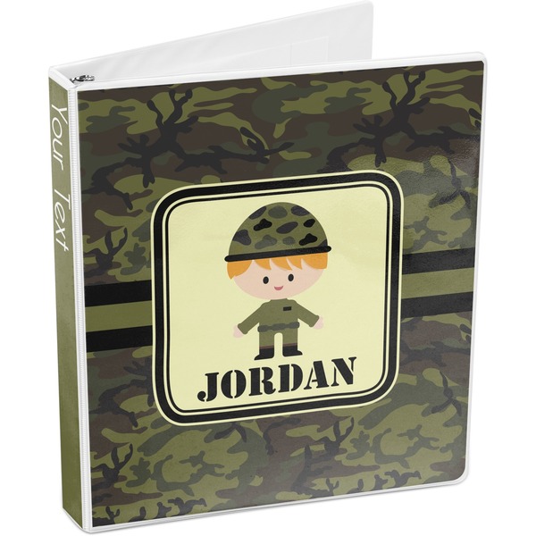 Green Camo 3-Ring Binder 3/4 - Main