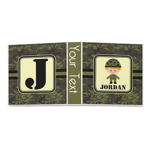 Green Camo 3-Ring Binder Approval- 2in