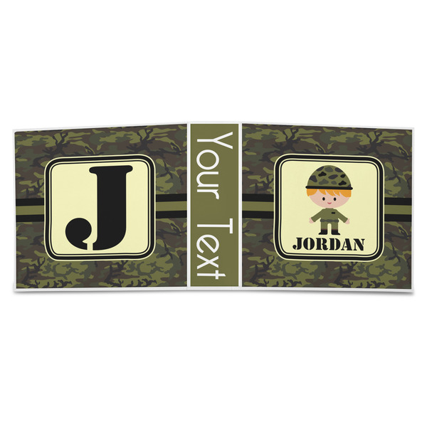 Green Camo 3-Ring Binder Approval- 3in