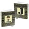 Green Camo 3-Ring Binder Front and Back