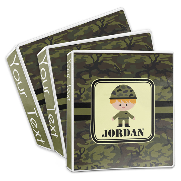 Green Camo 3-Ring Binder Group