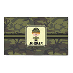 Green Camo 3' x 5' Indoor Area Rug (Personalized)