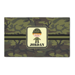 Green Camo 3' x 5' Patio Rug (Personalized)