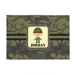 Green Camo 4' x 6' Indoor Area Rug (Personalized)