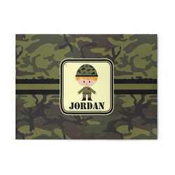 Green Camo Area Rug (Personalized)