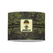Green Camo 8" Drum Lampshade - FRONT (Poly Film)