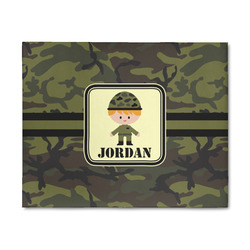 Green Camo 8' x 10' Indoor Area Rug (Personalized)