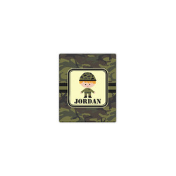 Green Camo Canvas Print - 8x10 (Personalized)